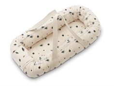 Liewood space sandy mix portable baby nest Gro